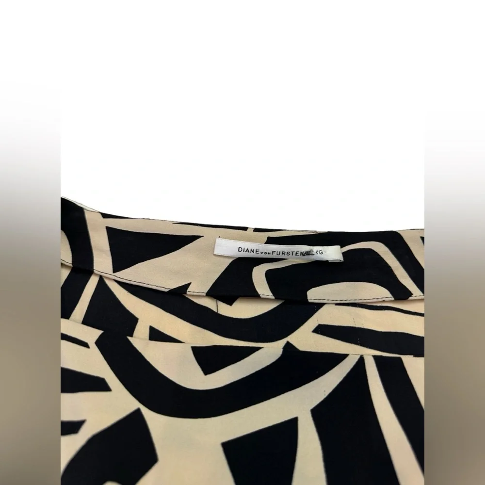 Diane von Furstenberg Samuella Dress ASO Kate Middleton, Silk Sheath, Size M DvF - Picture 5 of 15